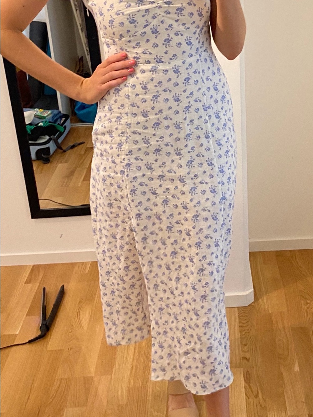 & Other Stories blue floral dress